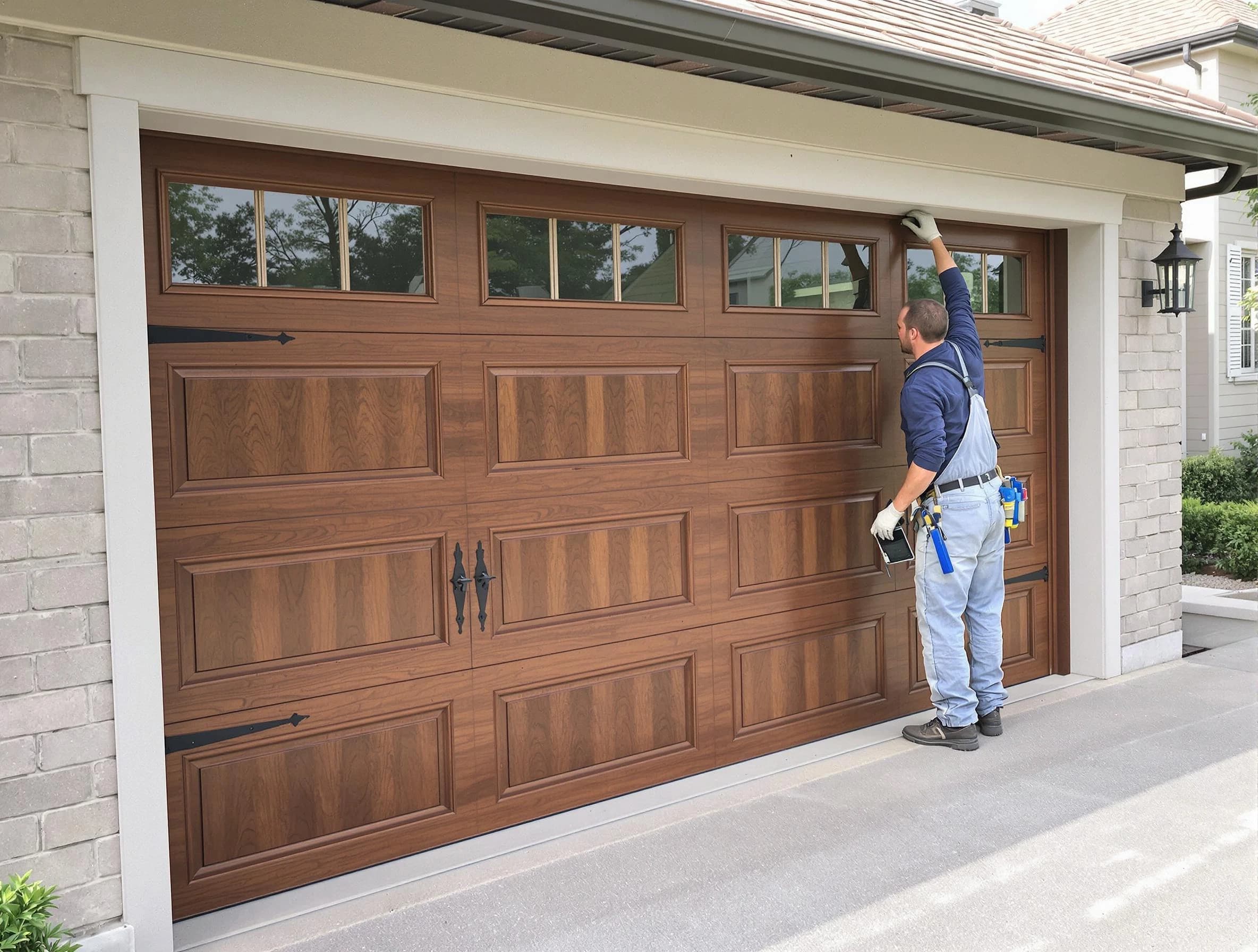 Custom garage door showcase by Marietta Garage Door Repair in Marietta