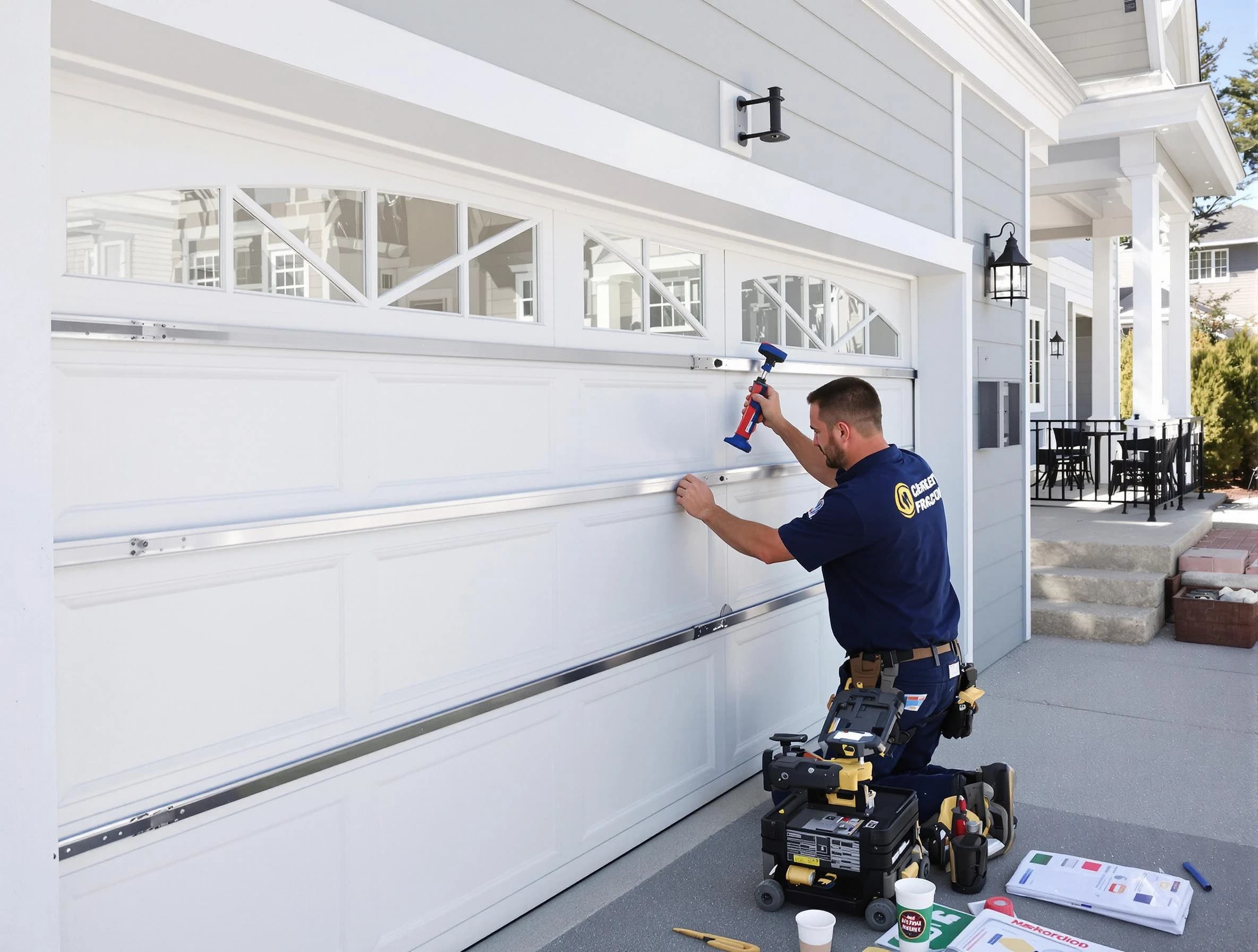 Professional garage door installation by Marietta Garage Door Repair in Marietta