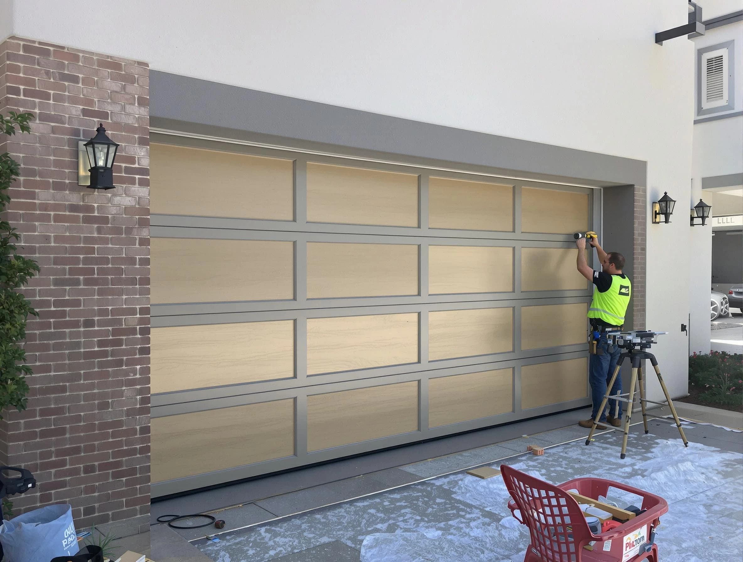 Garage door replacement service by Marietta Garage Door Repair in Marietta