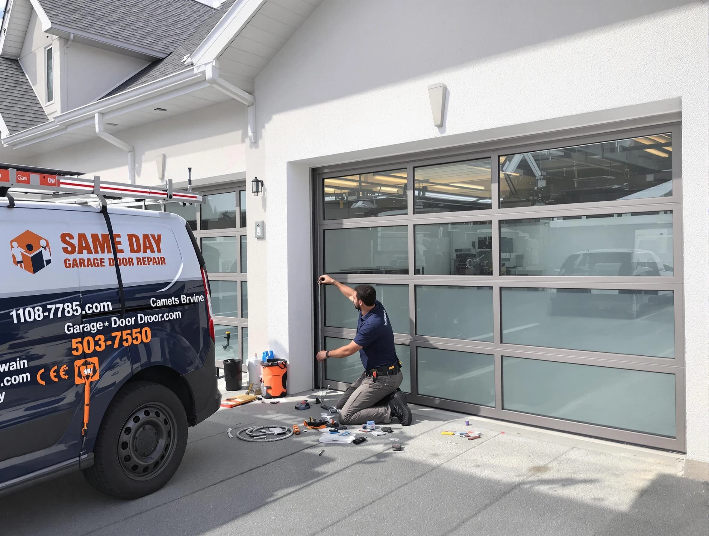 Same-day garage door repair service by Marietta Garage Door Repair in Marietta