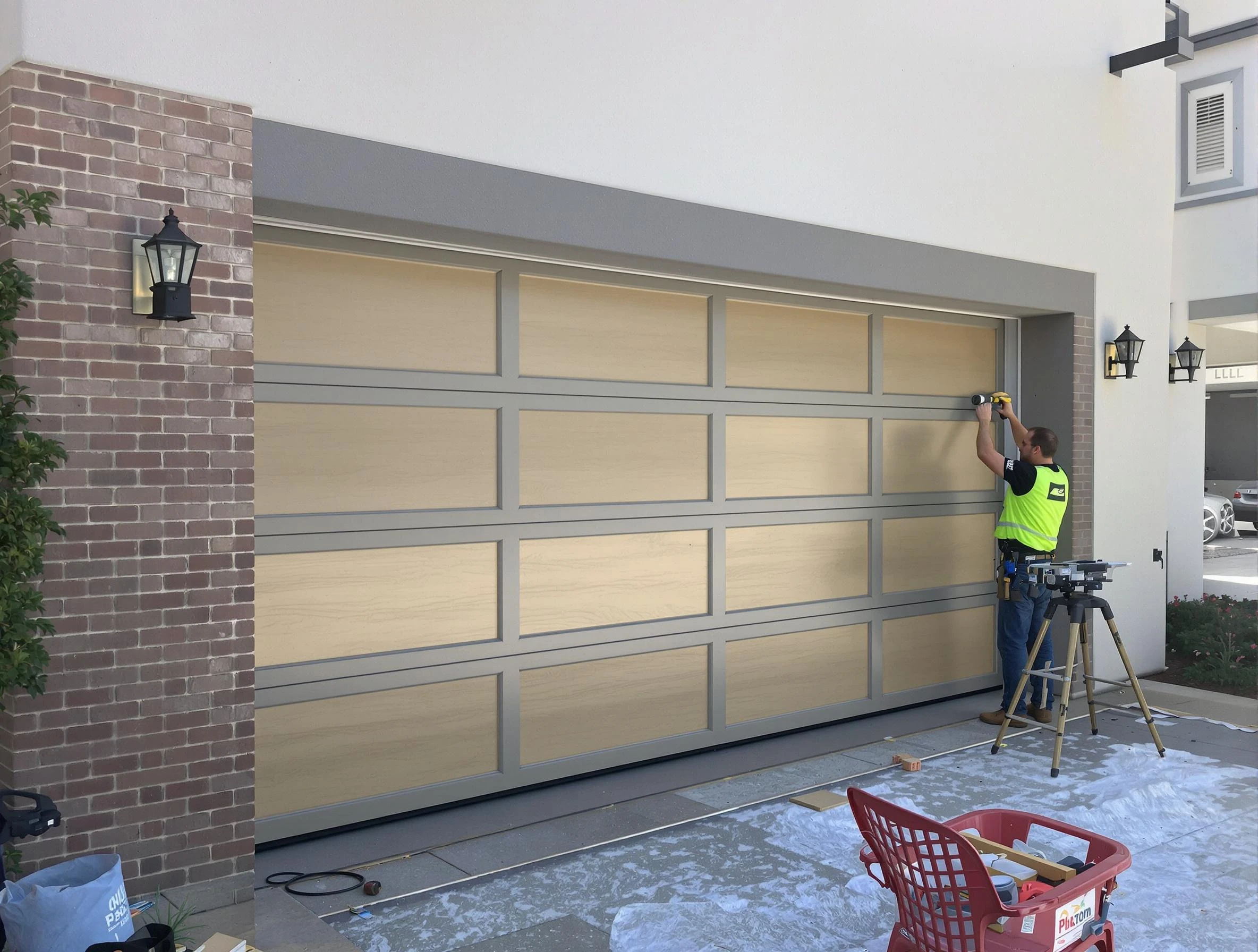 Garage door replacement service by Marietta Garage Door Repair in Marietta