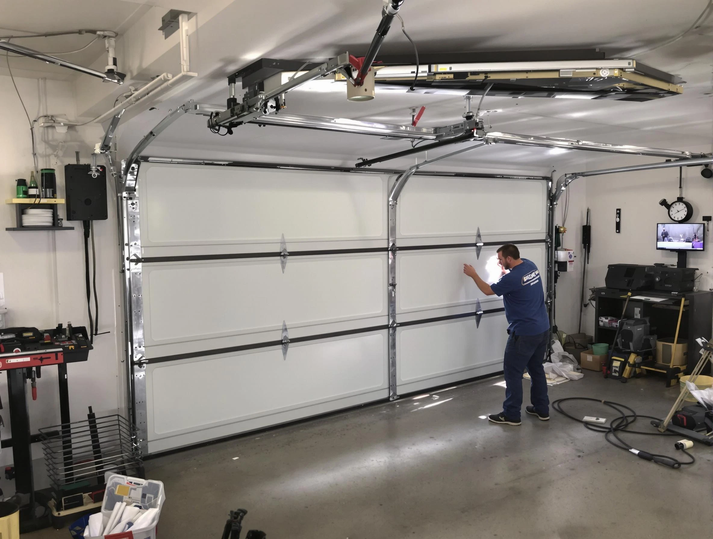 Professional garage door repair service by Marietta Garage Door Repair in Marietta