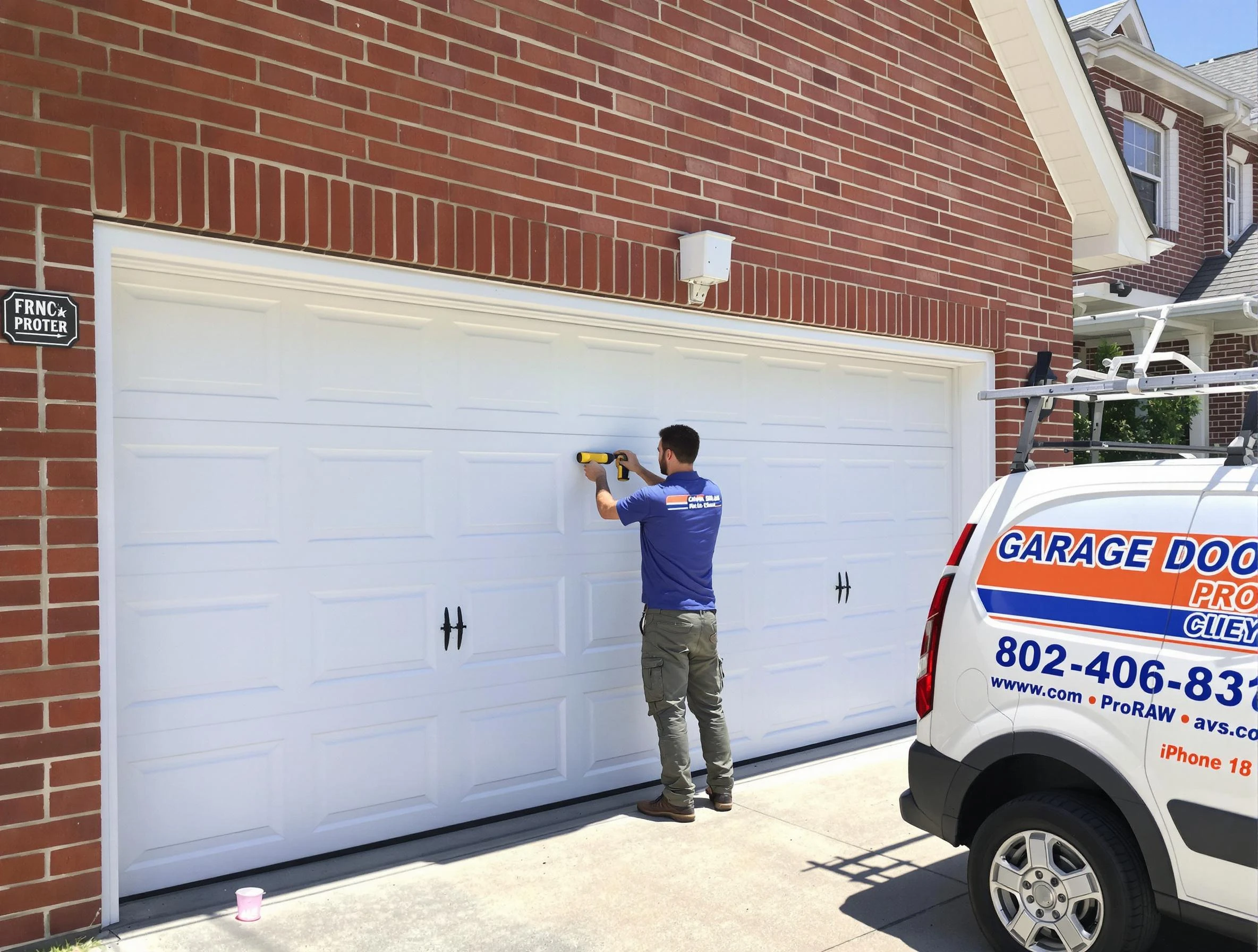 Local garage door repair service by Marietta Garage Door Repair in Marietta