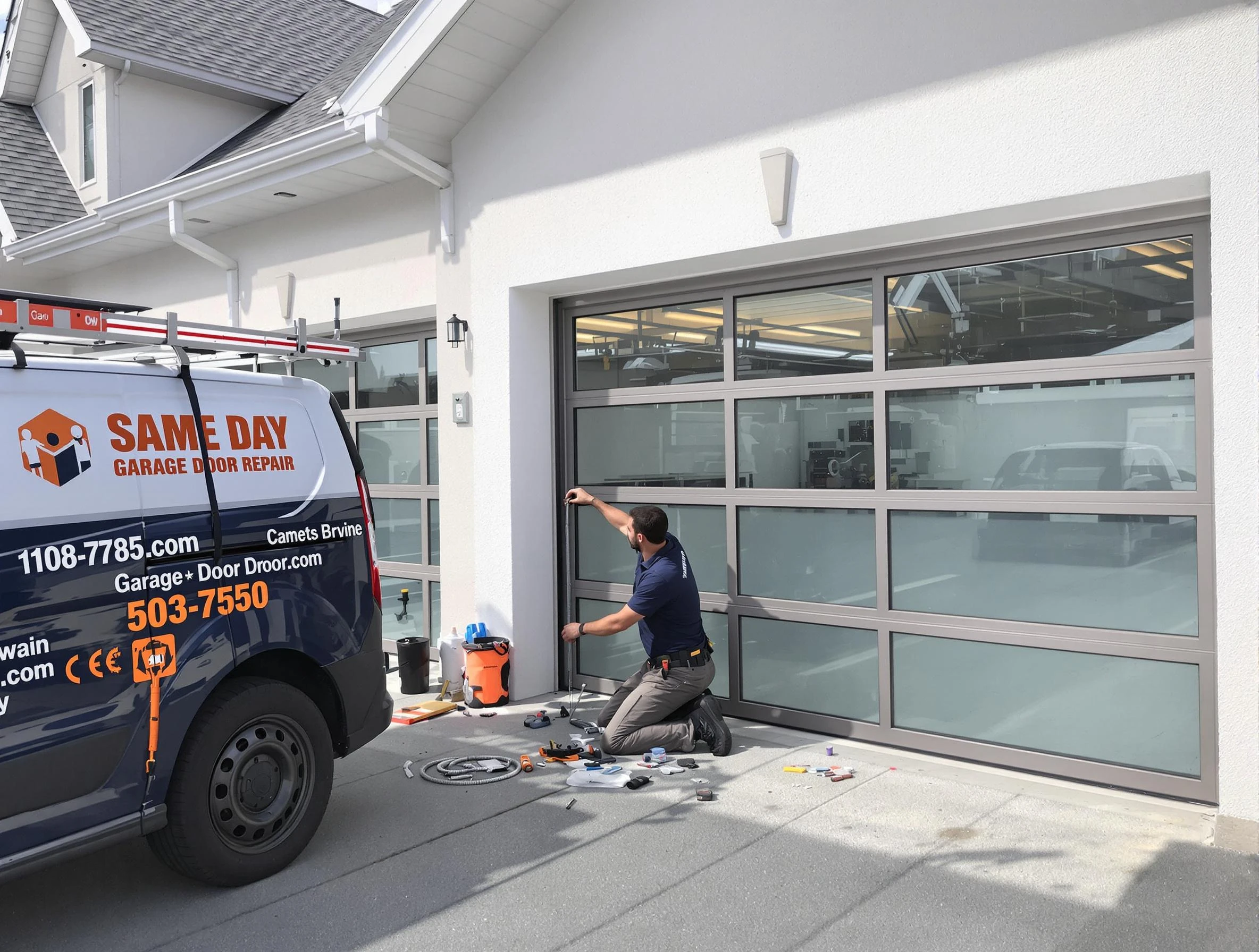 Same-day garage door repair service by Marietta Garage Door Repair in Marietta